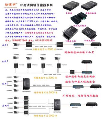 网络摄像机同轴传输器厂家图片|网络摄像机同轴传输器厂家样板图|网络摄像机同轴传输器厂家-深圳市智博宇通信设备